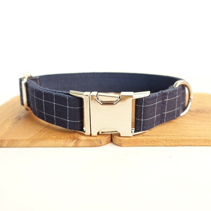 Comfortable double bow dog collar