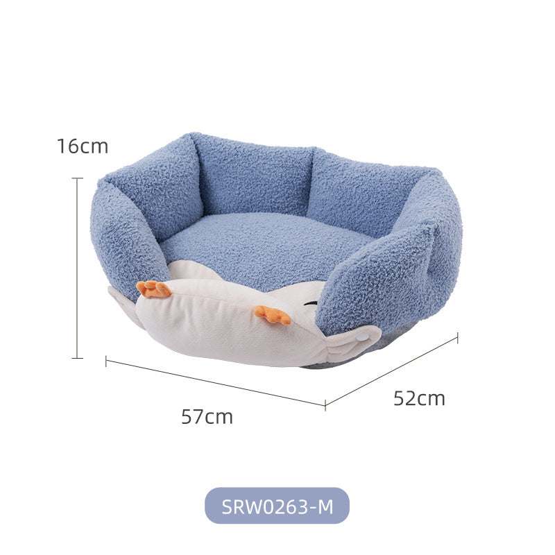 Penguin-Style Enclosed Pet Nest