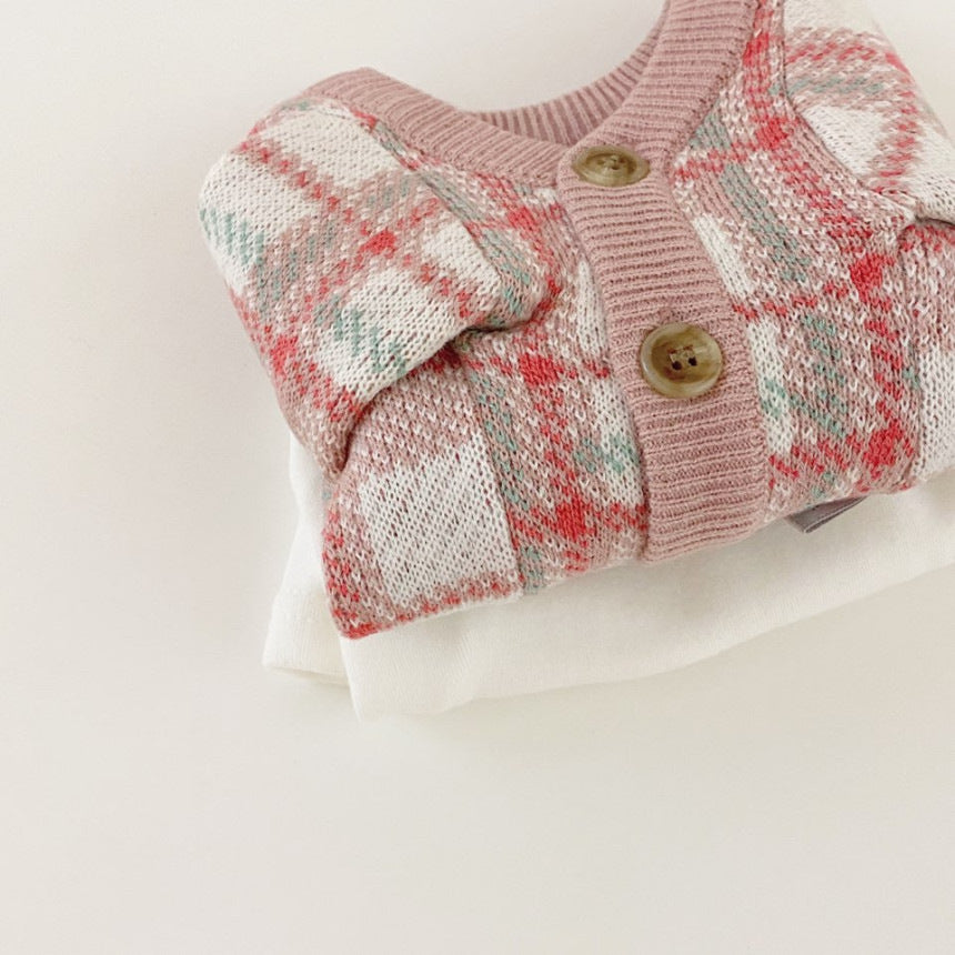 Korean Pink Winter Dog Sweater