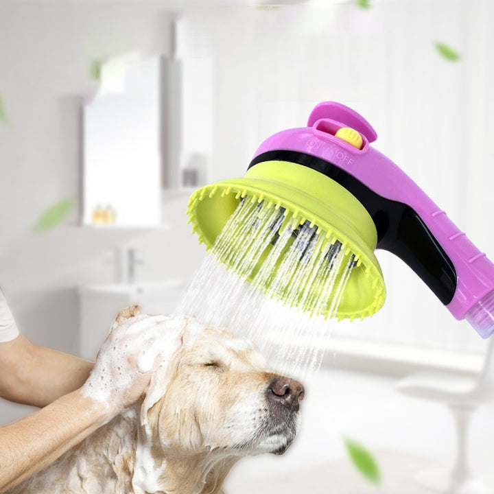 Pet Shower & Massage Brush Kit