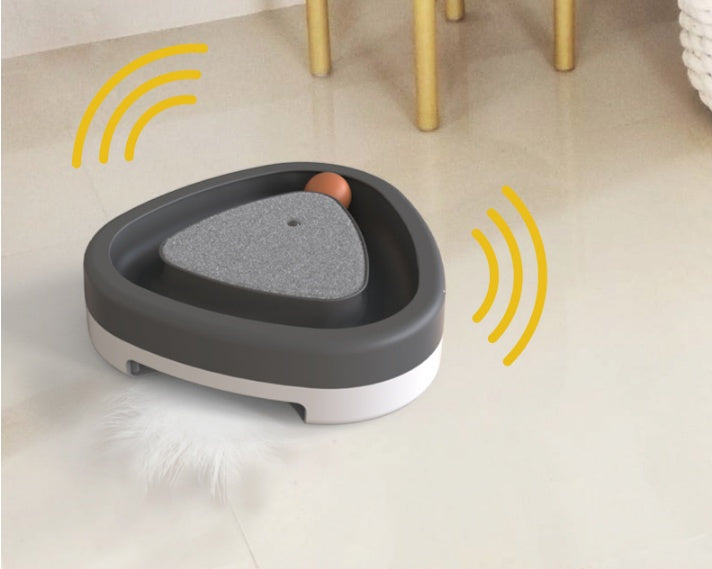 Electric Triangle Cat Turntable Toy