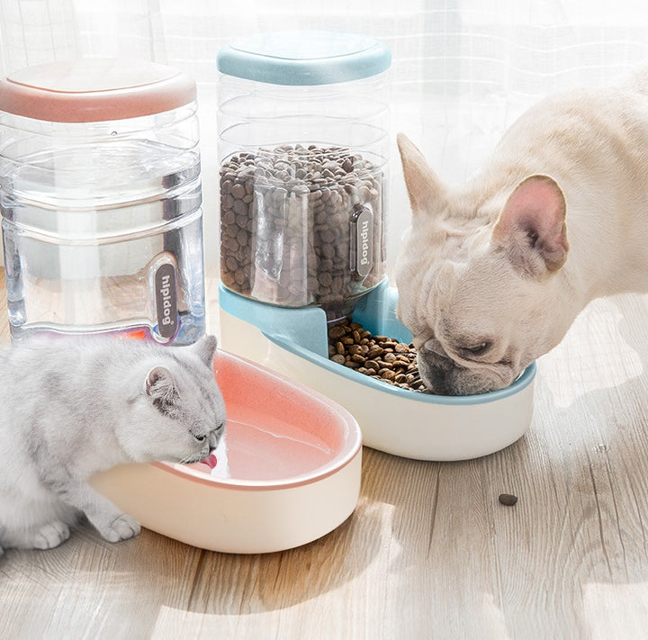 Automatic Pet Feeder & Drinking Fountain