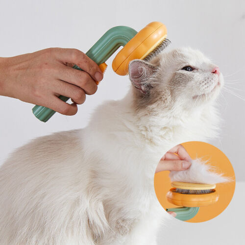 Pet Self-Cleaning Slicker Grooming Brush