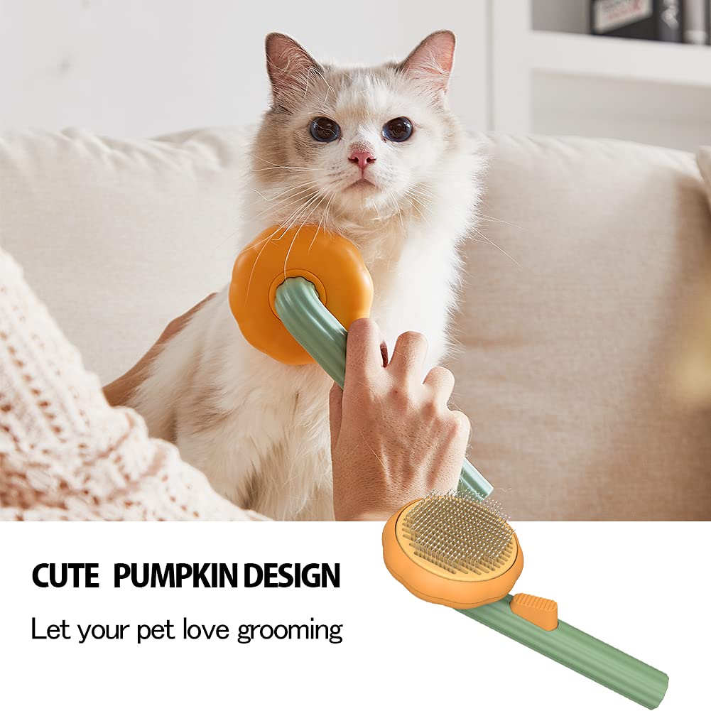 Pet Self-Cleaning Slicker Grooming Brush