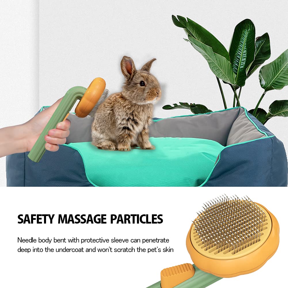 Pet Self-Cleaning Slicker Grooming Brush
