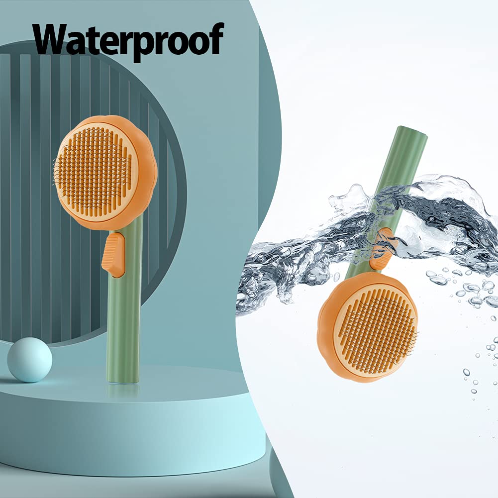 Pet Self-Cleaning Slicker Grooming Brush