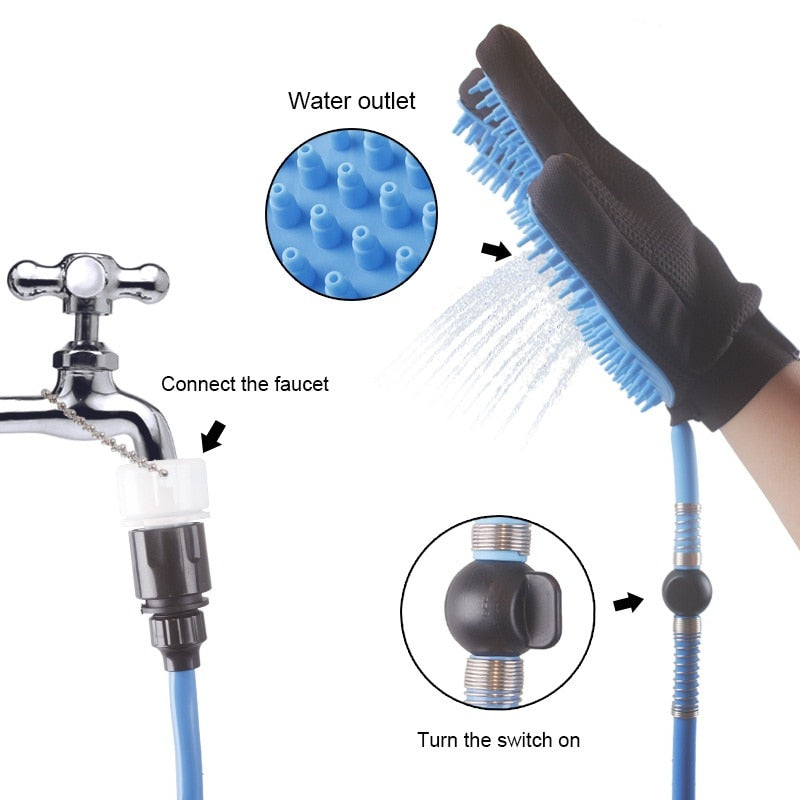 Handheld Pet Shower Head for Dogs & Cats