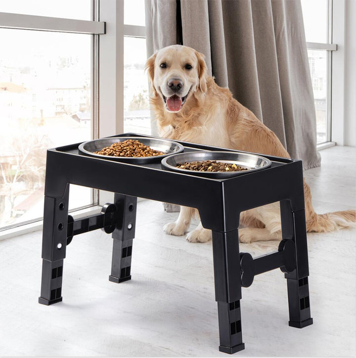 Elevated Anti-Tip Pet Feeding Bowl