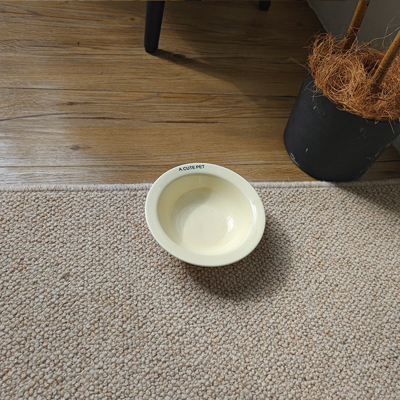 Anti-Tip Elevated Double Pet Bowl