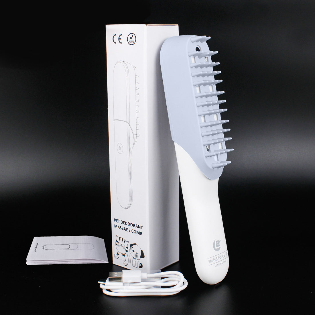 Pet Silicone Grooming & Massage Brush