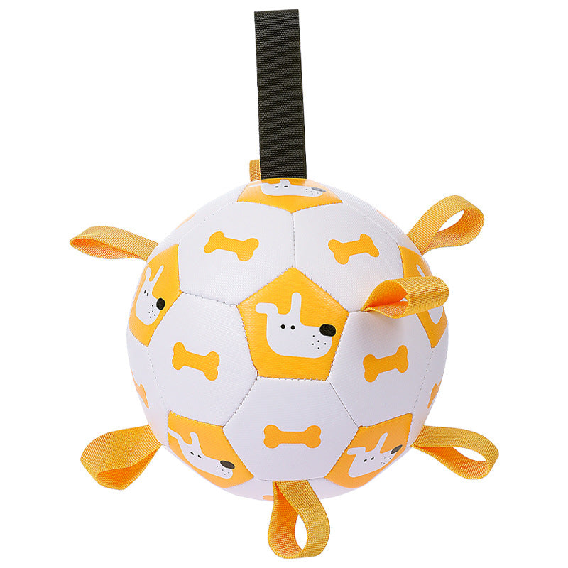 Interactive Soccer Dog Chew Toy Ball