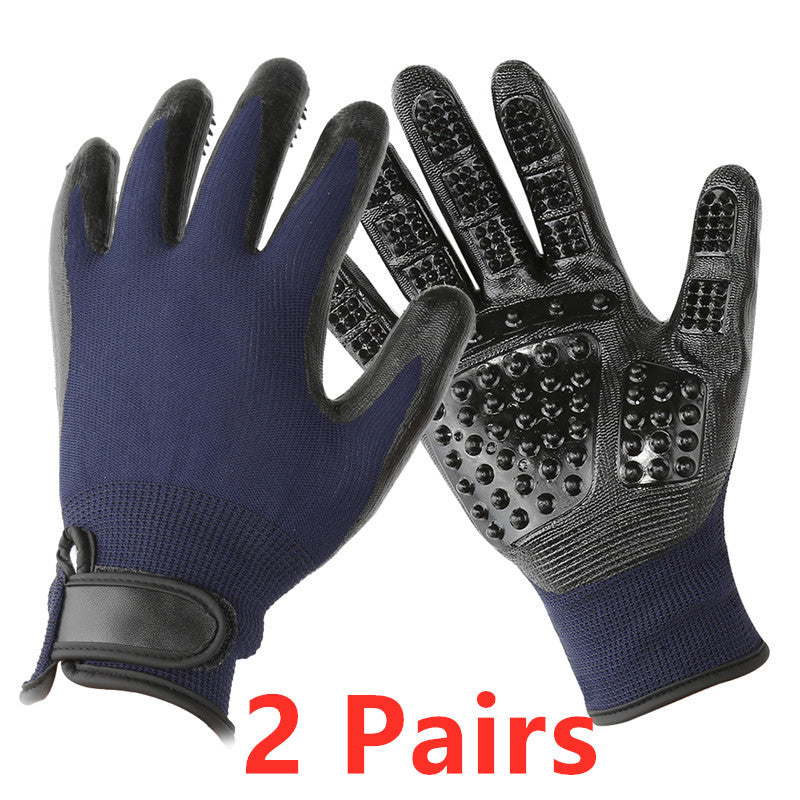Pet Hair Removal Grooming Glove