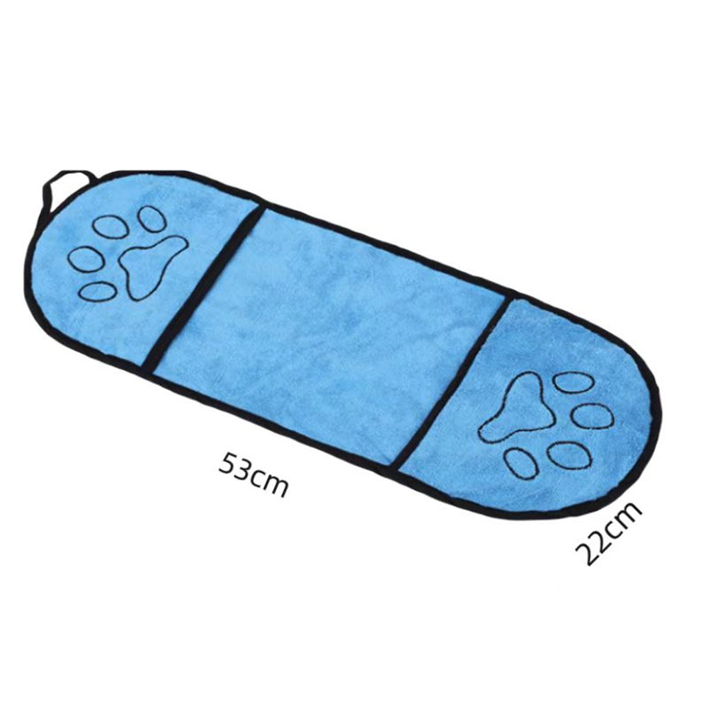 Quick-Absorb Pet Bath Towel for Cats & Dogs
