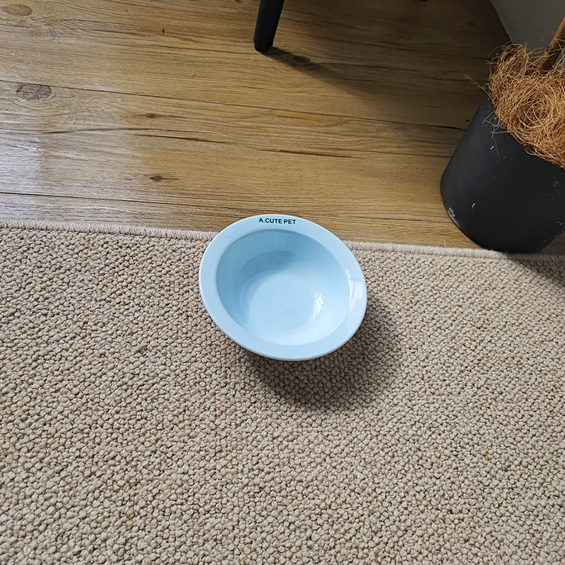 Anti-Tip Elevated Double Pet Bowl