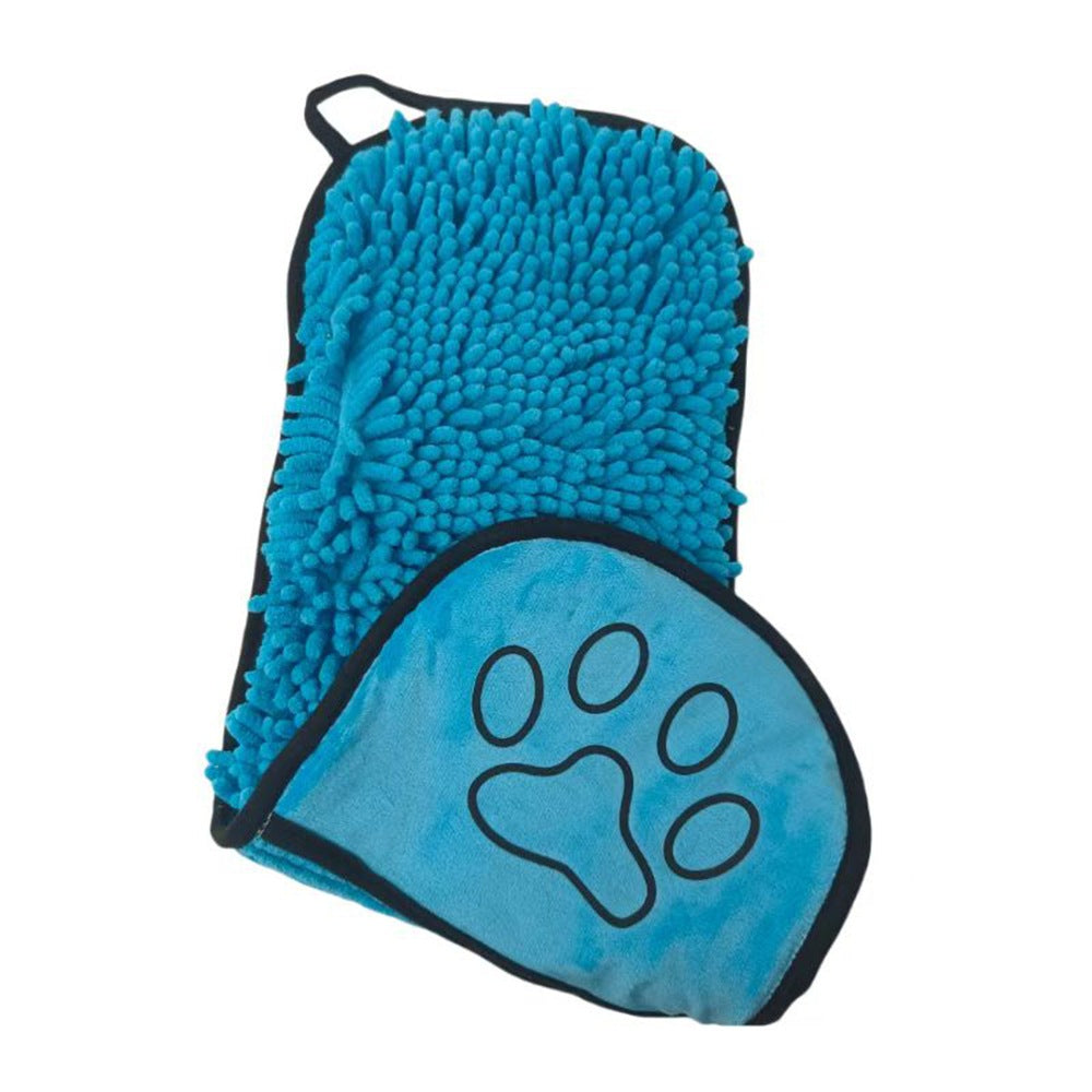 Quick-Absorb Pet Bath Towel for Cats & Dogs