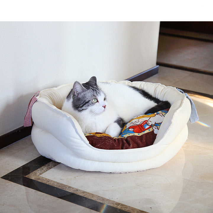 Autumn & Winter Deep Sleep Cat Nest