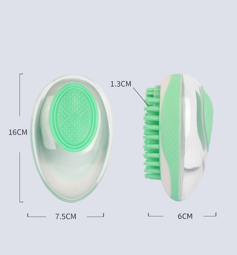 Dog Cat 2-in-1 Silicone Bath Brush