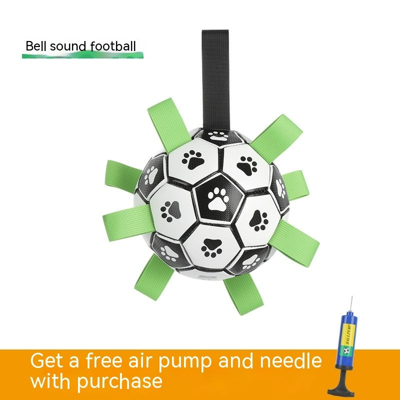 Interactive Soccer Dog Chew Toy Ball