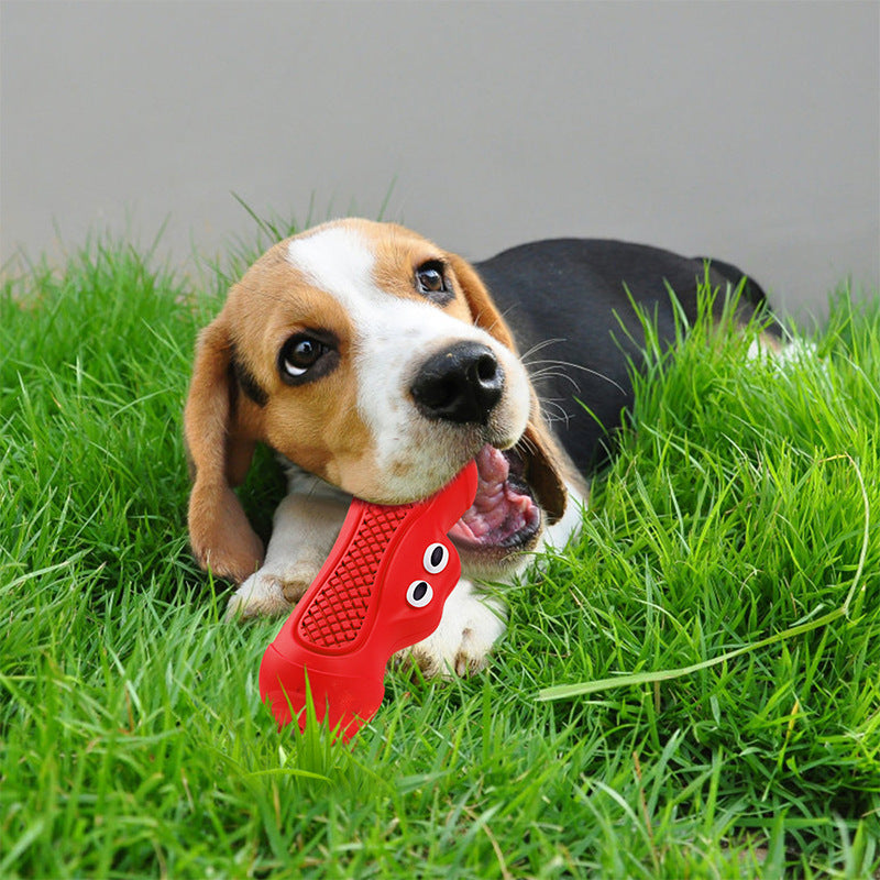 Vocal Rugby Natural Rubber Dog Chew Toy