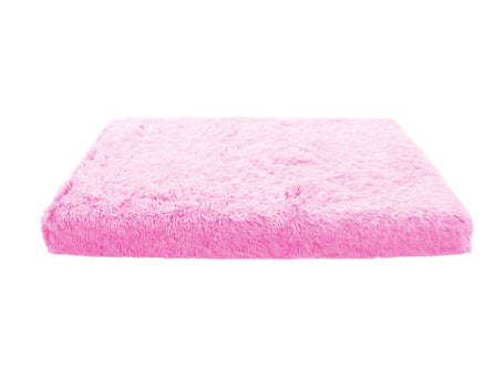 Plush Memory Foam Square Pet Bed