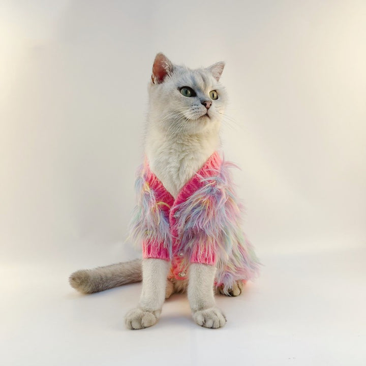 Japanese-Korean Style Pet Sweater Cardigan