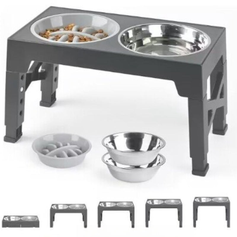 Elevated Anti-Tip Pet Feeding Bowl