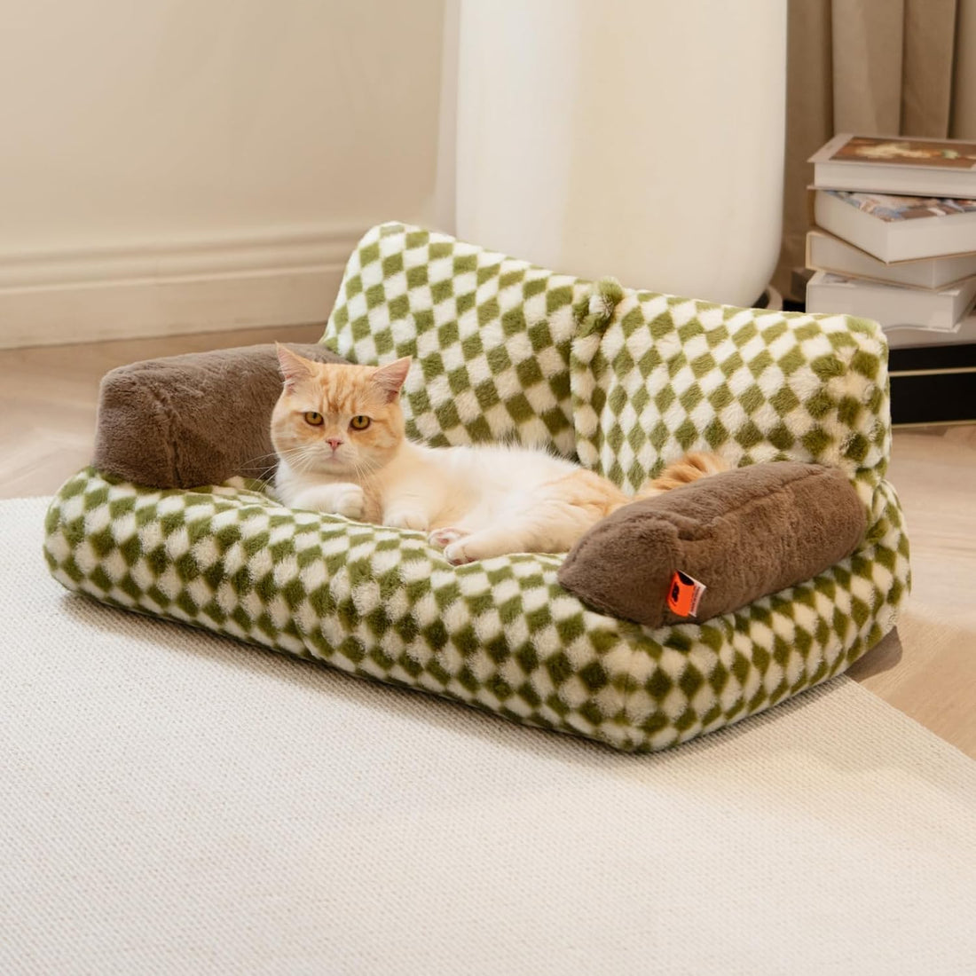 Washable Fluffy Pet Couch Bed
