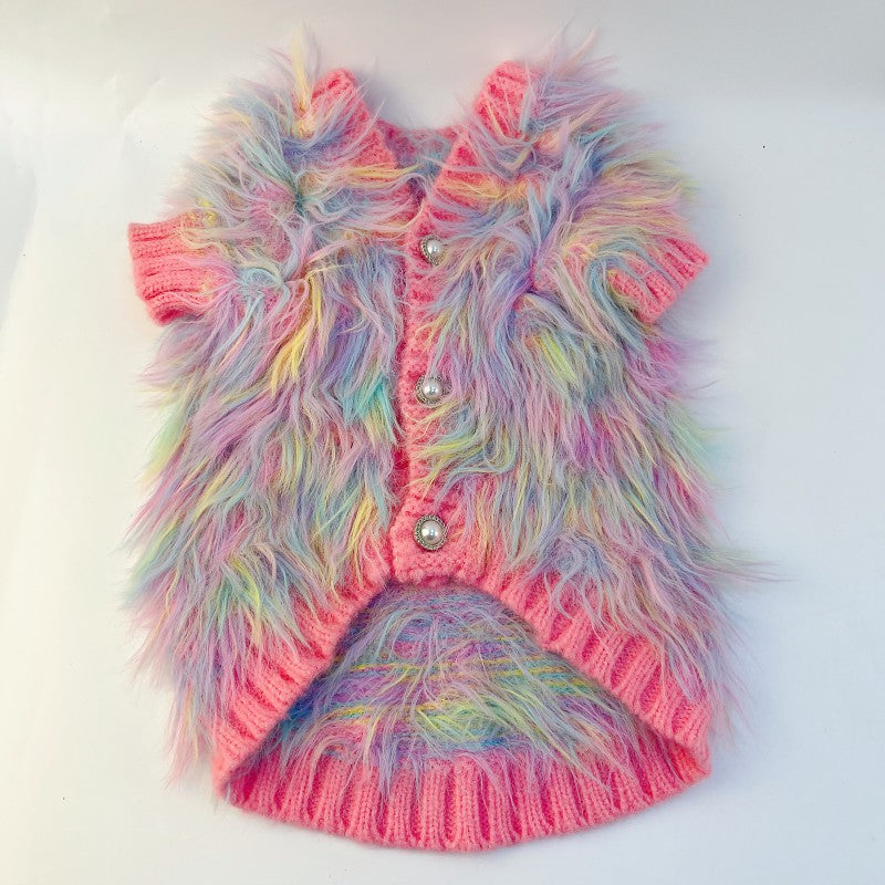 Japanese-Korean Style Pet Sweater Cardigan