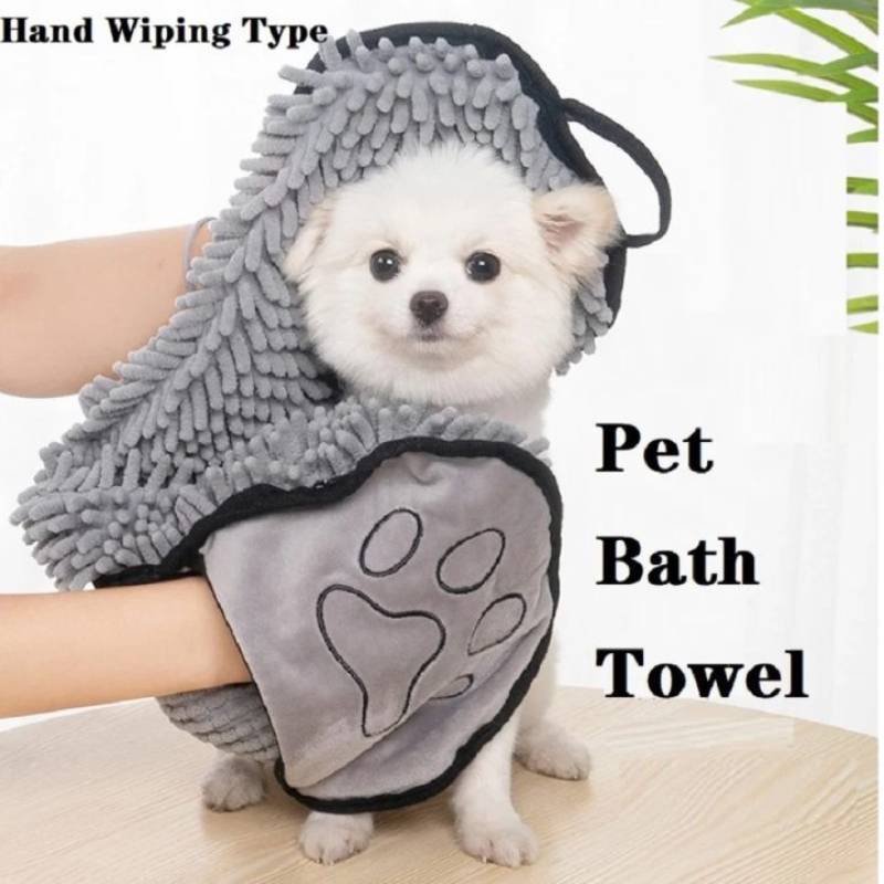 Quick-Dry Dog & Cat Bath Towel