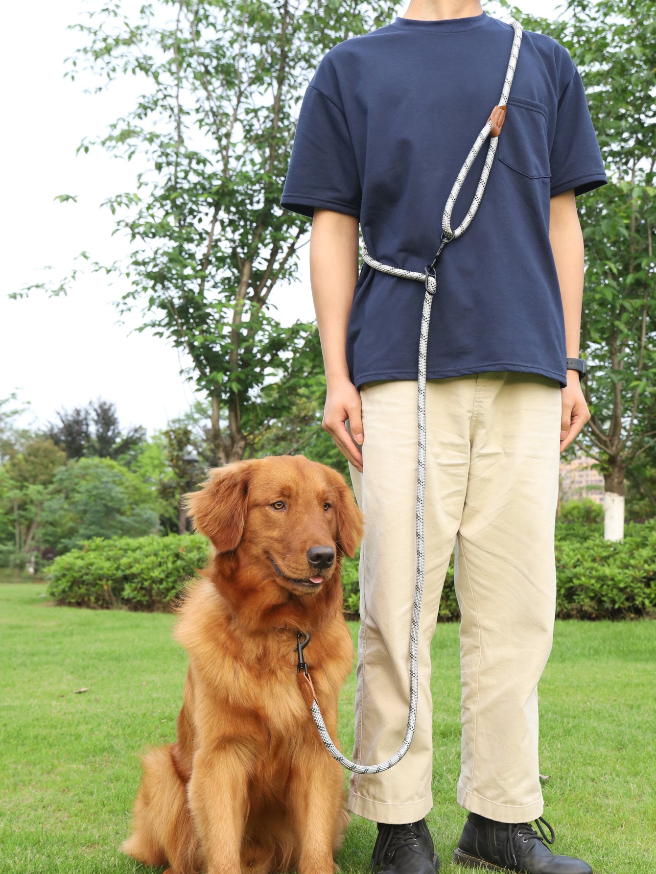Adjustable Reflective Pet Leash Rope