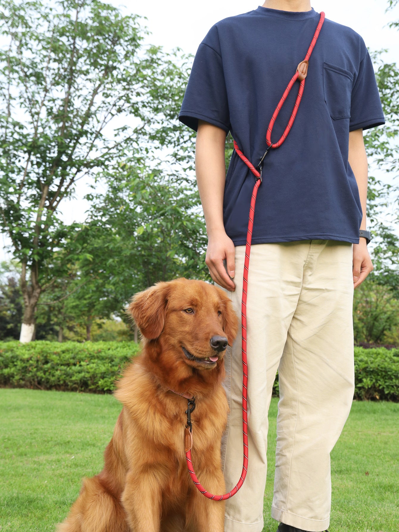 Adjustable Reflective Pet Leash Rope