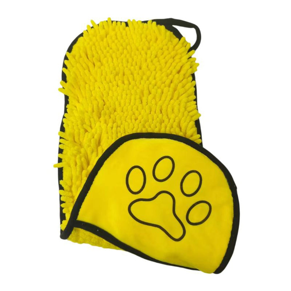Quick-Absorb Pet Bath Towel for Cats & Dogs