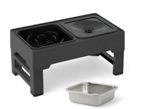 Elevated Double Dog Feeding Bowls