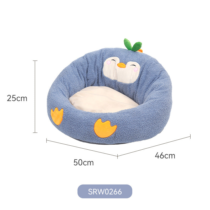 Penguin-Style Enclosed Pet Nest