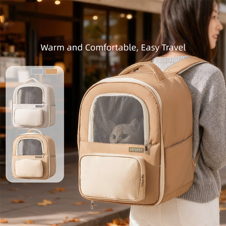 Breathable Cat & Dog Travel Backpack