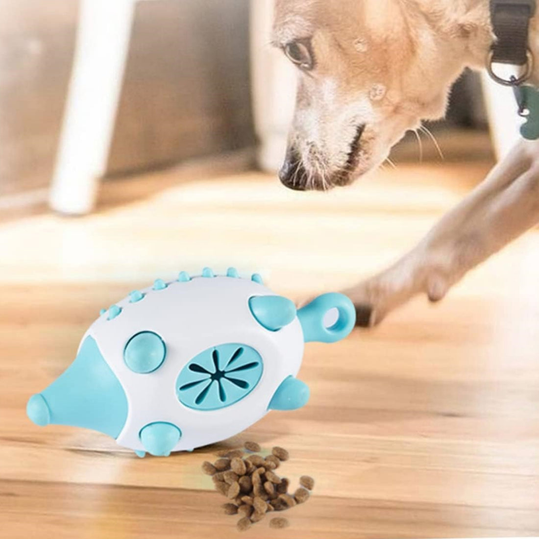 Wear-Resistant Treat Dispensing Dog Toy
