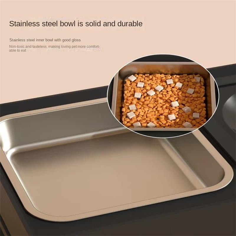 Elevated Double Dog Feeding Bowls