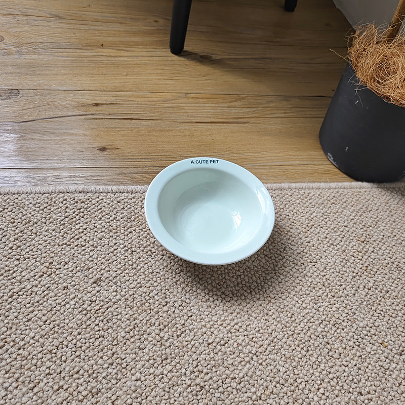 Anti-Tip Elevated Double Pet Bowl