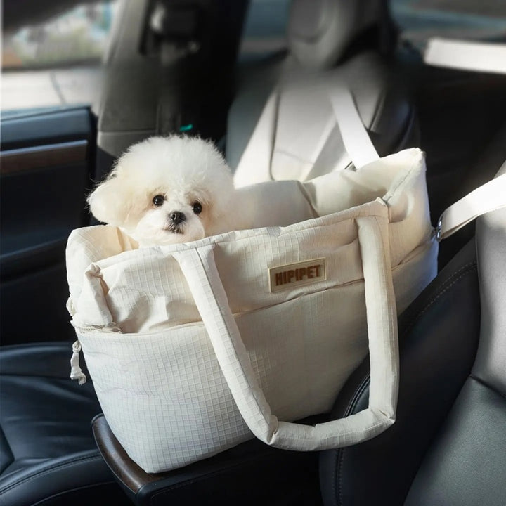 Portable Pet Car Seat with Safety Leash