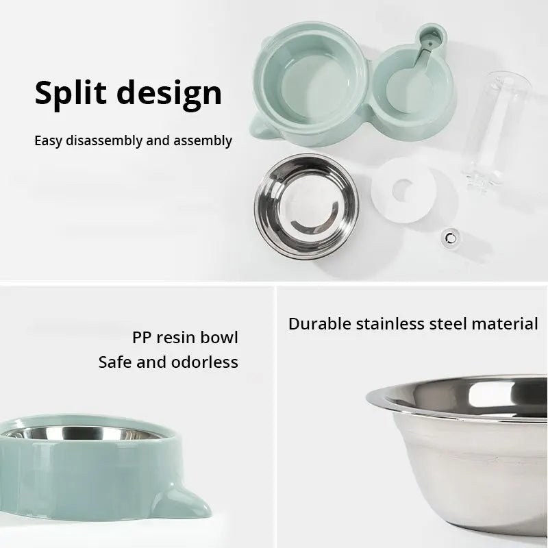 Automatic Pet Food & Water Dispenser