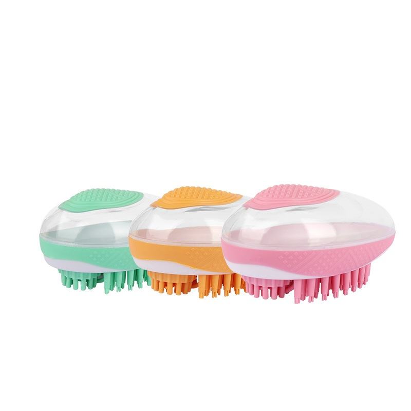 Dog Cat 2-in-1 Silicone Bath Brush