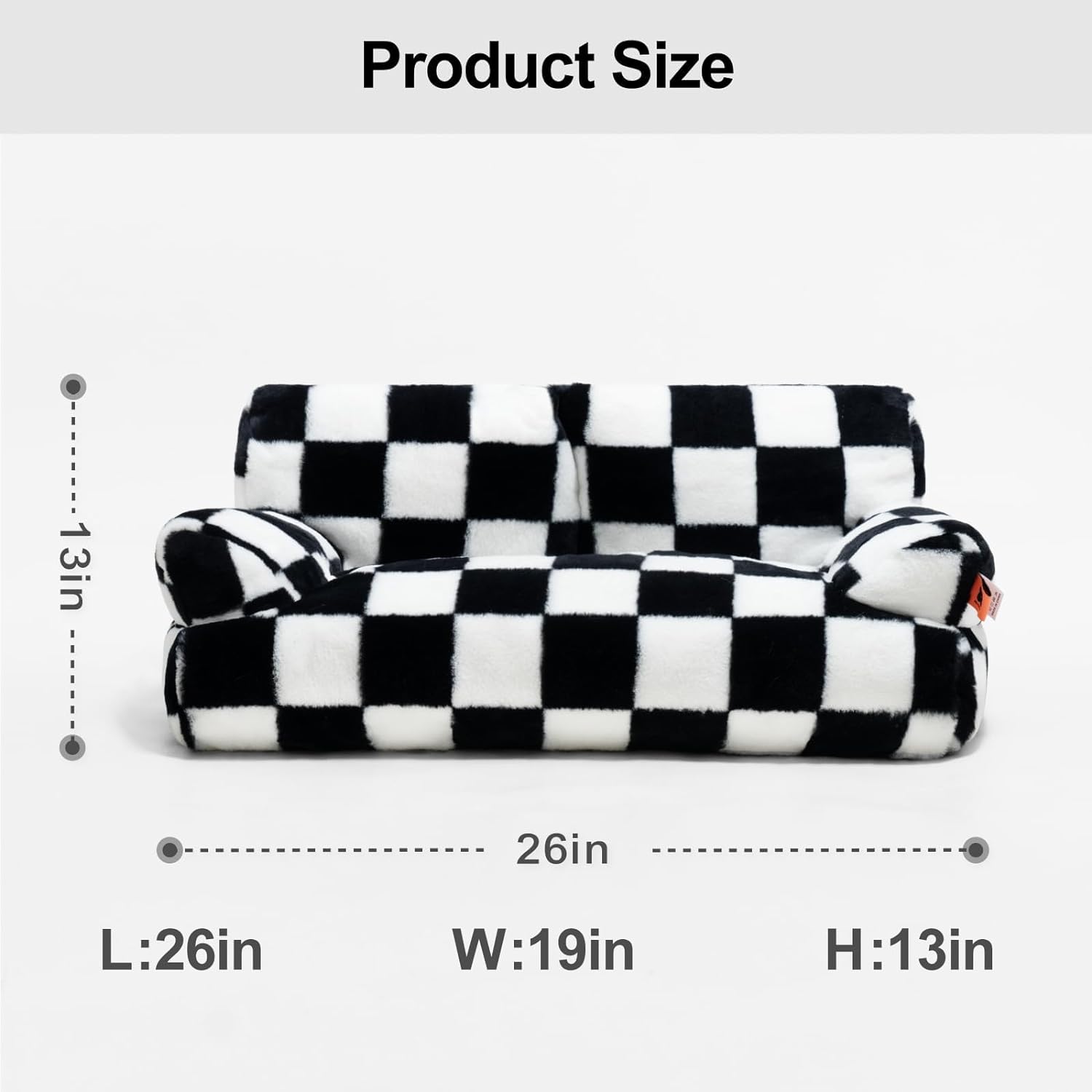 Washable Fluffy Pet Couch Bed